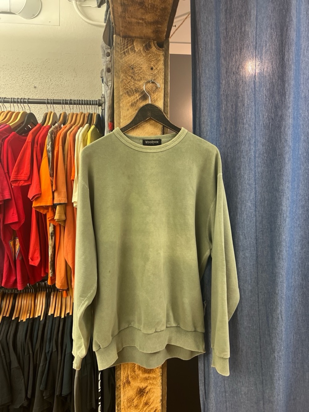 Vintage WindRiver Green Crewneck